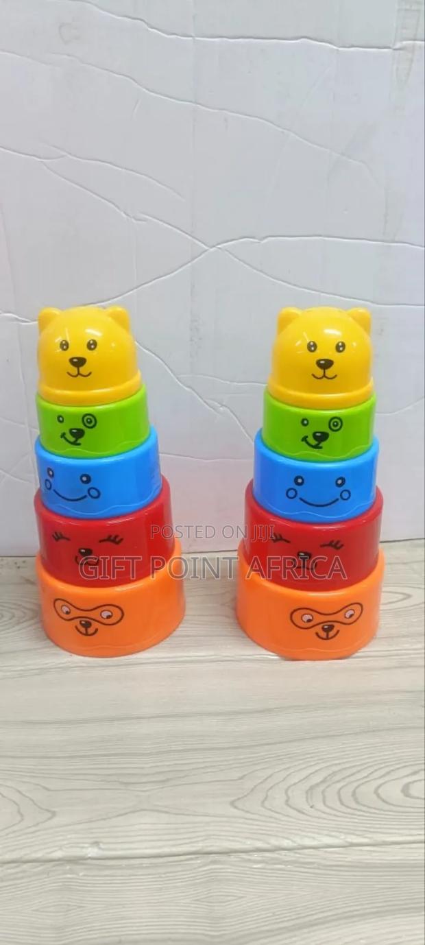 Multicolored Stacking Cups For Kids - thumbnail 3