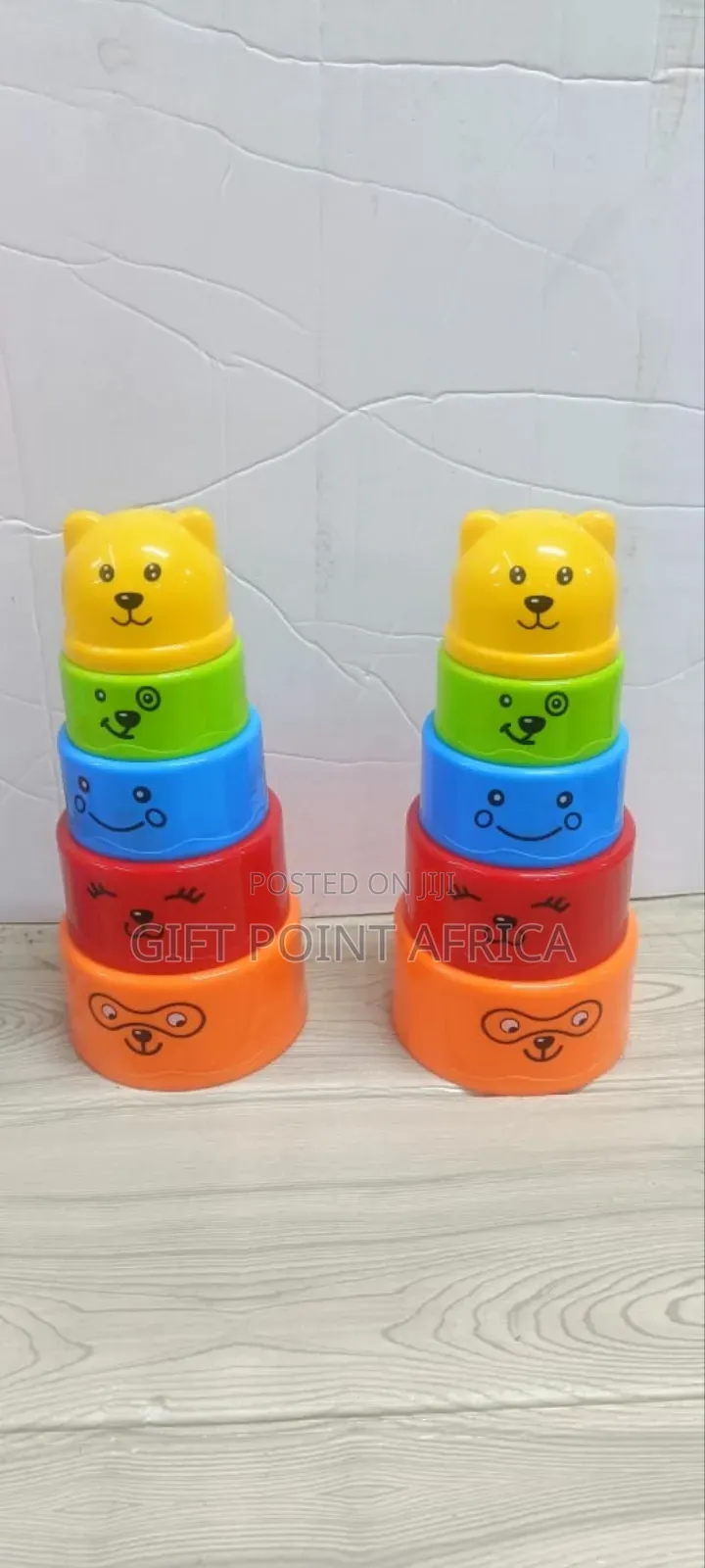 Multicolored Stacking Cups For Kids