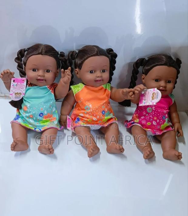 30cm Silicone African Dolls For Kids