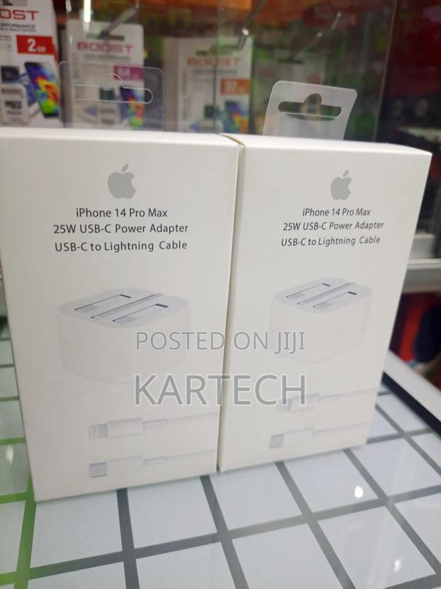 Apple 14 Pro Max
25w Usb-C Charger Usb-C to Lightning Cable - thumbnail 2