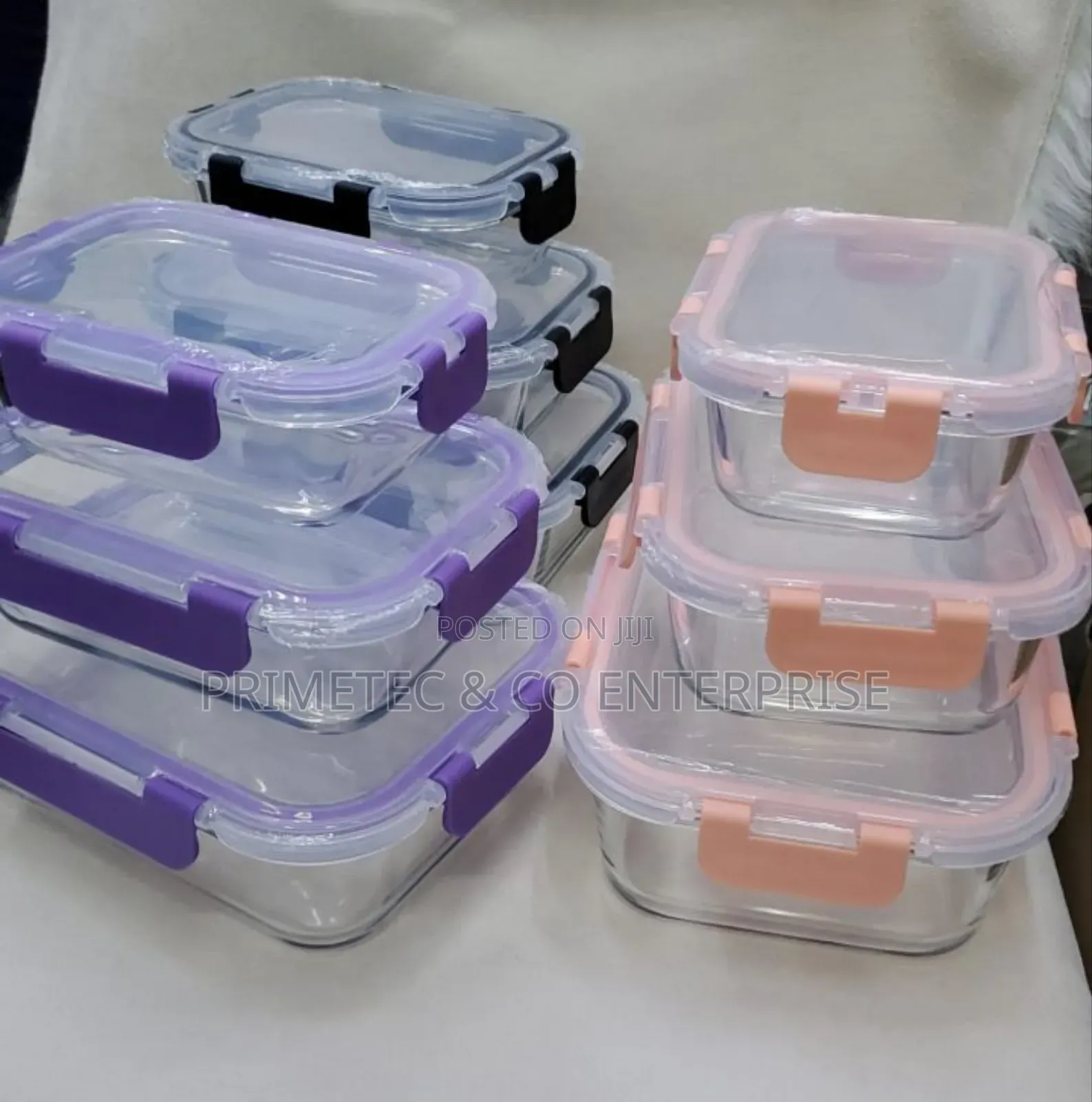 3 In1 Snack Storage Box Set Transparent Top Lid