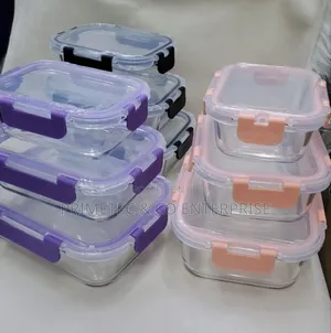 3 In1 Snack Storage Box Set Transparent Top Lid