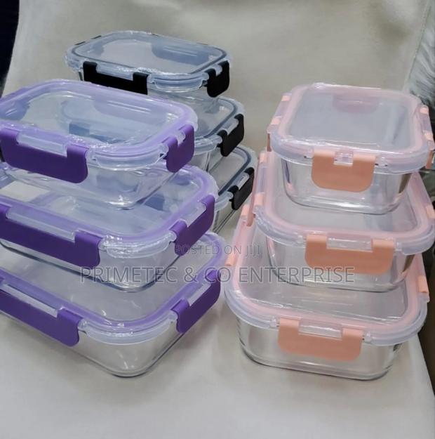 3 In1 Snack Storage Box Set Transparent Top Lid