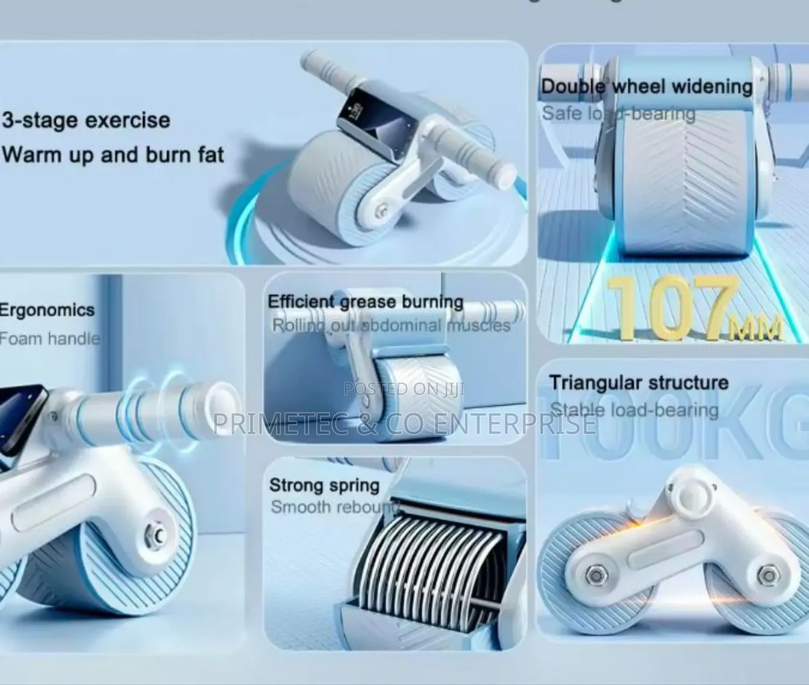 Fitness Ab Roller Coaster Wheel Core Roller