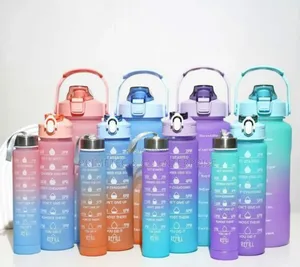 Motivational Water Bottles 3pcs Set