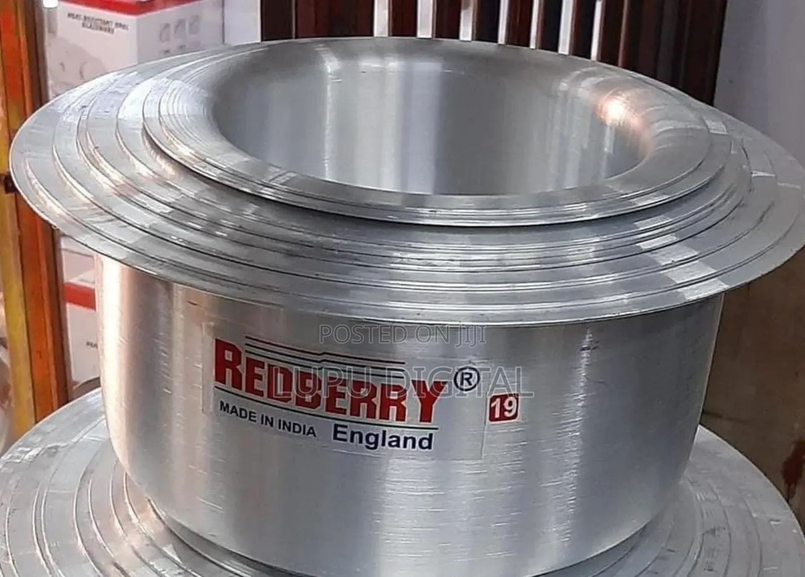 8 Piece Redberry Aluminium Sufurias