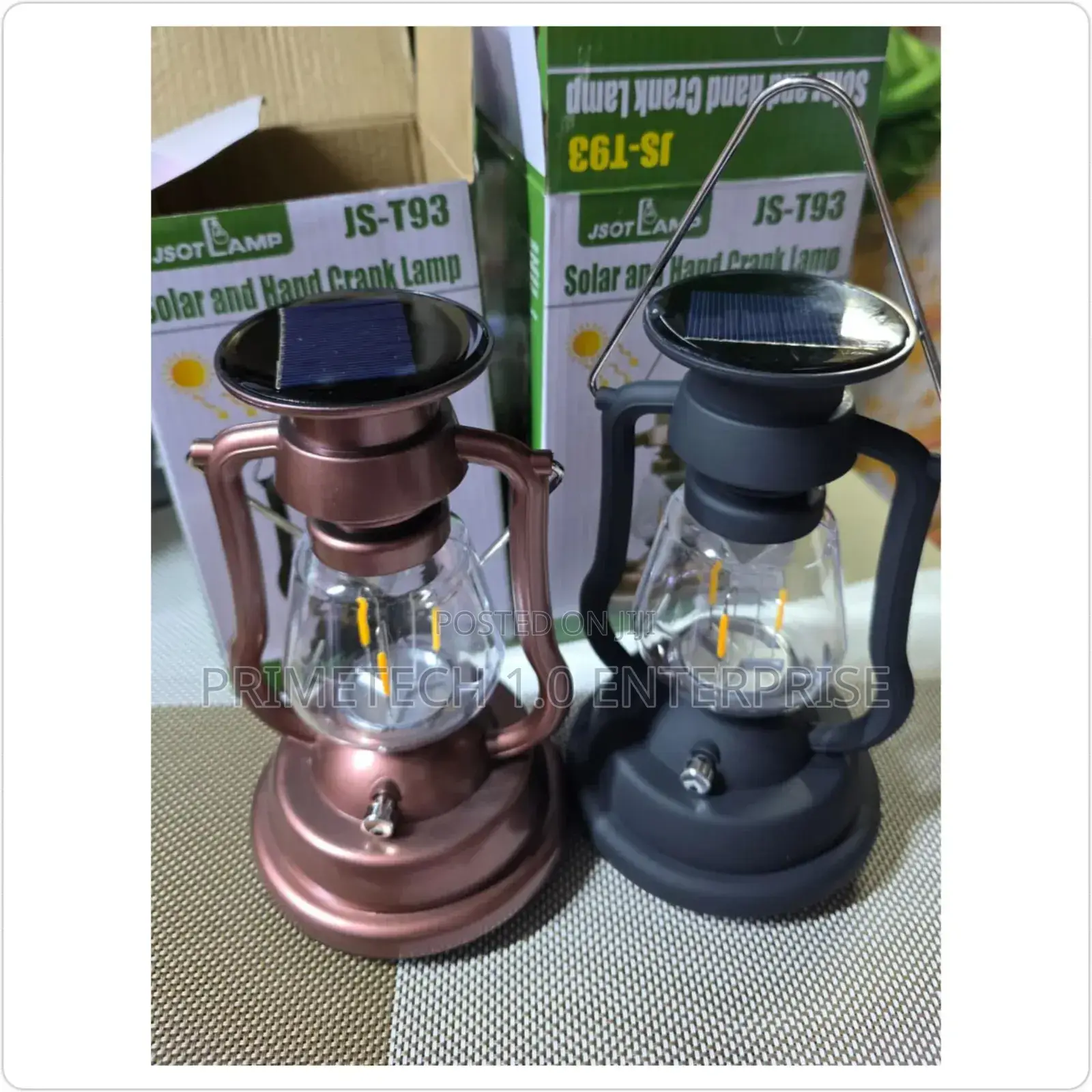 T93 Solar and Rechargeable Lamp