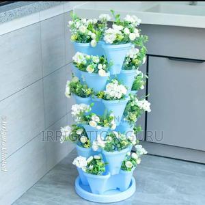 Rolling Garden Pot Tower - thumbnail 2