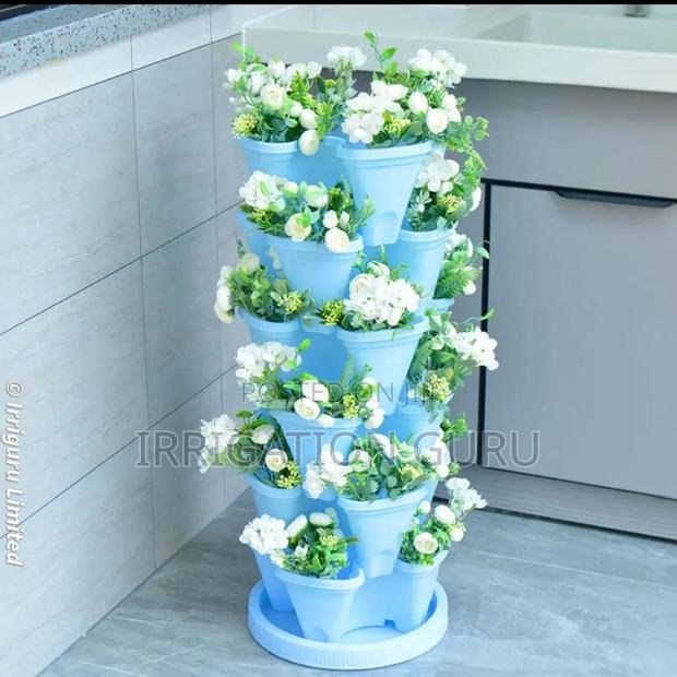 Rolling Garden Pot Tower - main view