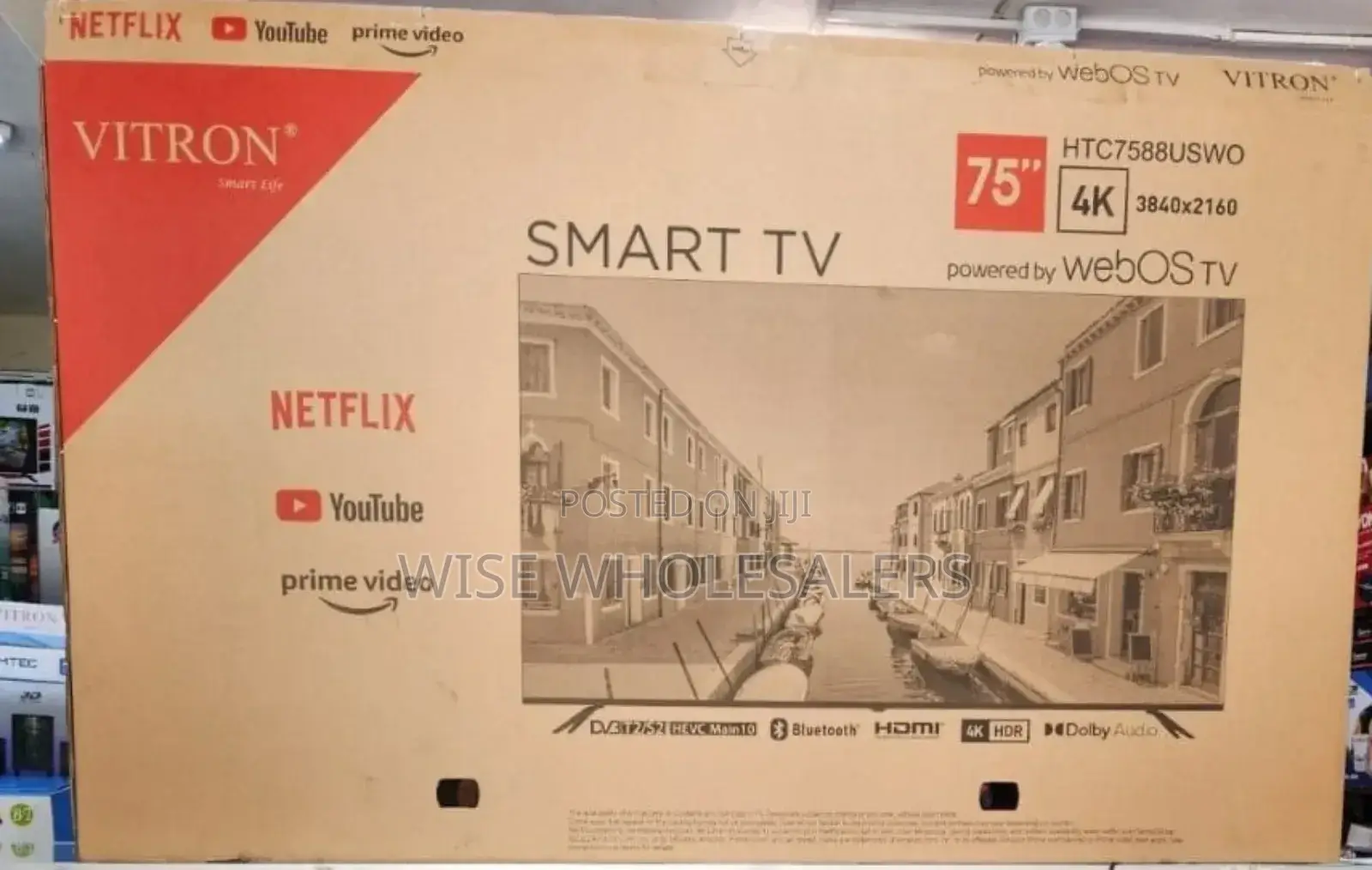 Vitron 75" Inch Smart Tv 4k Ultra Hd Powered By Webos