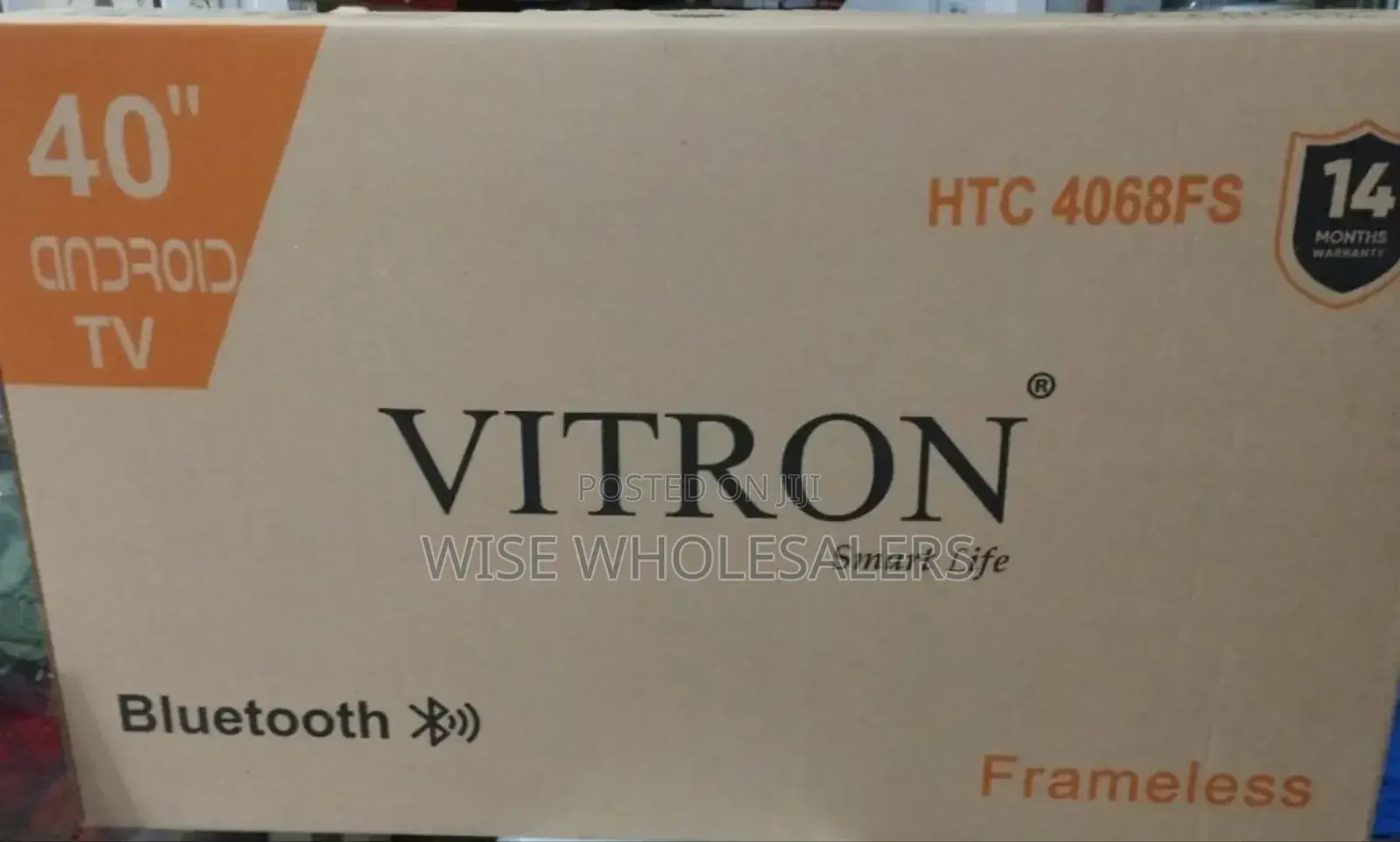 *Vitron 40" Smart Android Frameless With Bluetooth