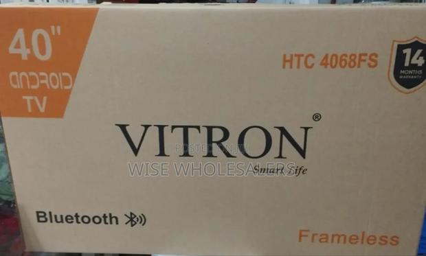 *Vitron 40" Smart Android Frameless With Bluetooth - main view