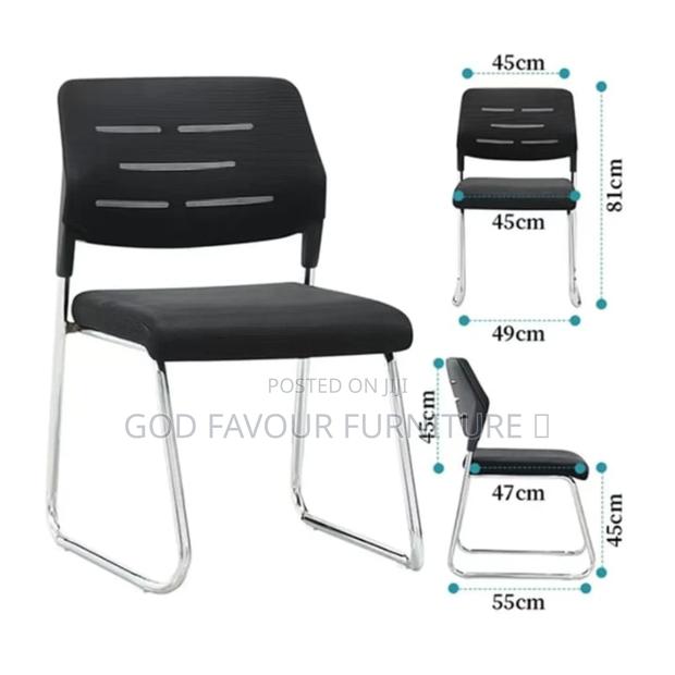 Modern Black Office Chair/Waiting Chair Hbcx4
