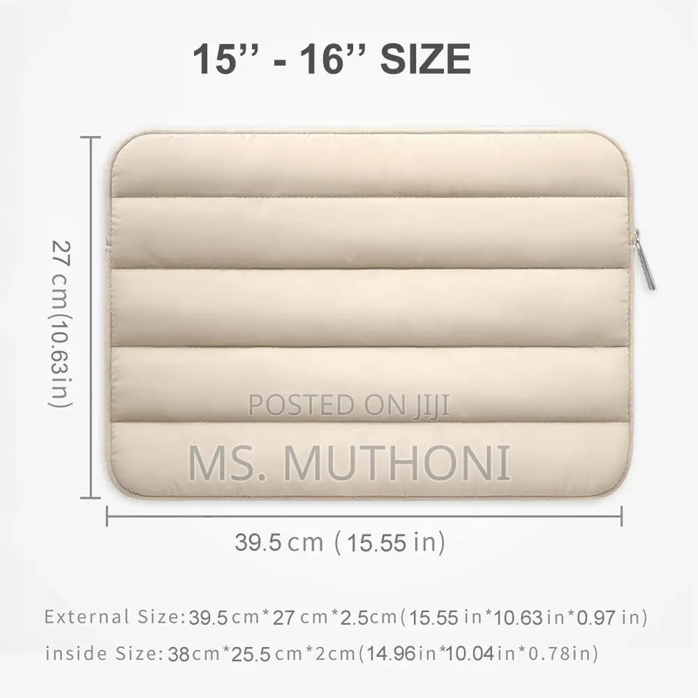 High Quality Puffy Laptop Sleeve* 13.3” / 15.6”