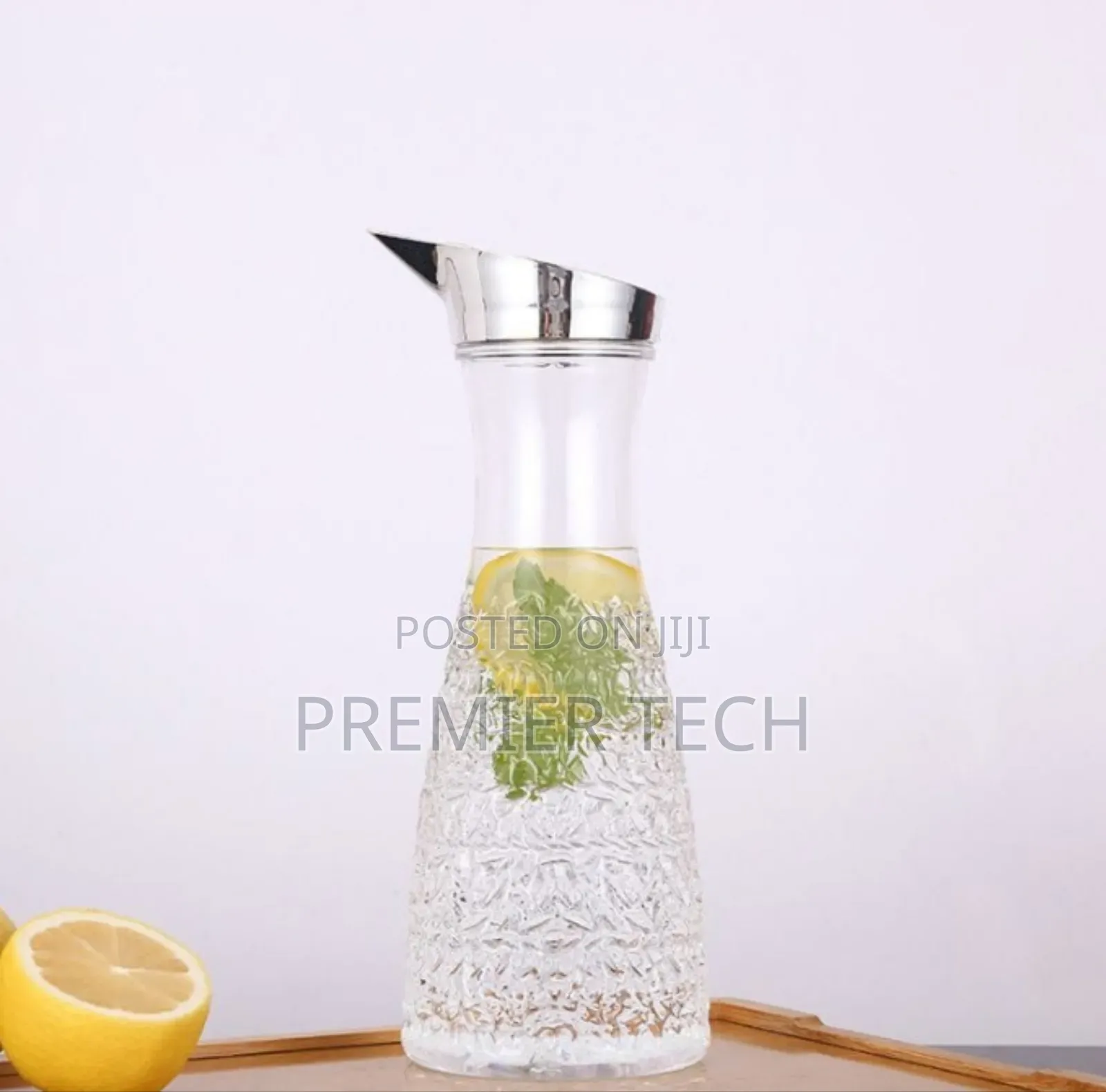 Embossed Acrylic Pitcher Jars