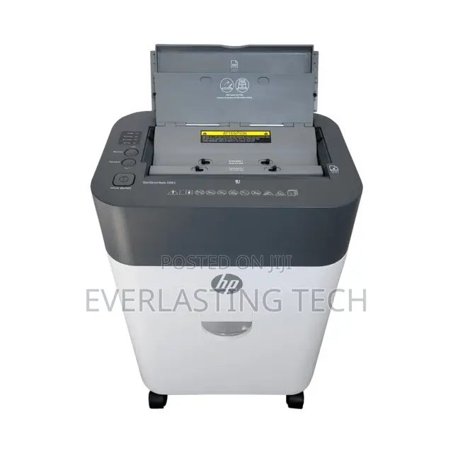 Hp Oneshred Auto 100cc – 2818 White/Grey Cross Cut Shredder