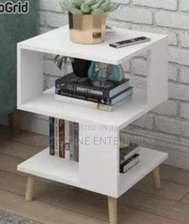 Unique White Sofa Side Tables/ Bookshelf 