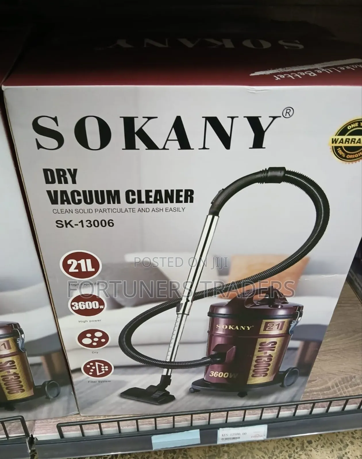21ltrs Sokany Dry Vaccum Cleaner