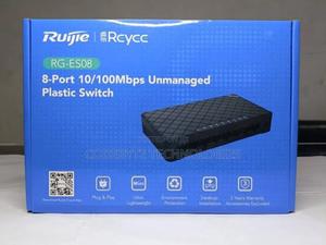 Ruijie Rg-Es08 Plastic Case Unmanaged Desktop Switch - thumbnail 2