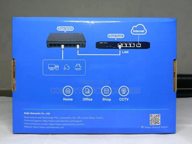 Ruijie Rg-Es08 Plastic Case Unmanaged Desktop Switch - thumbnail 3
