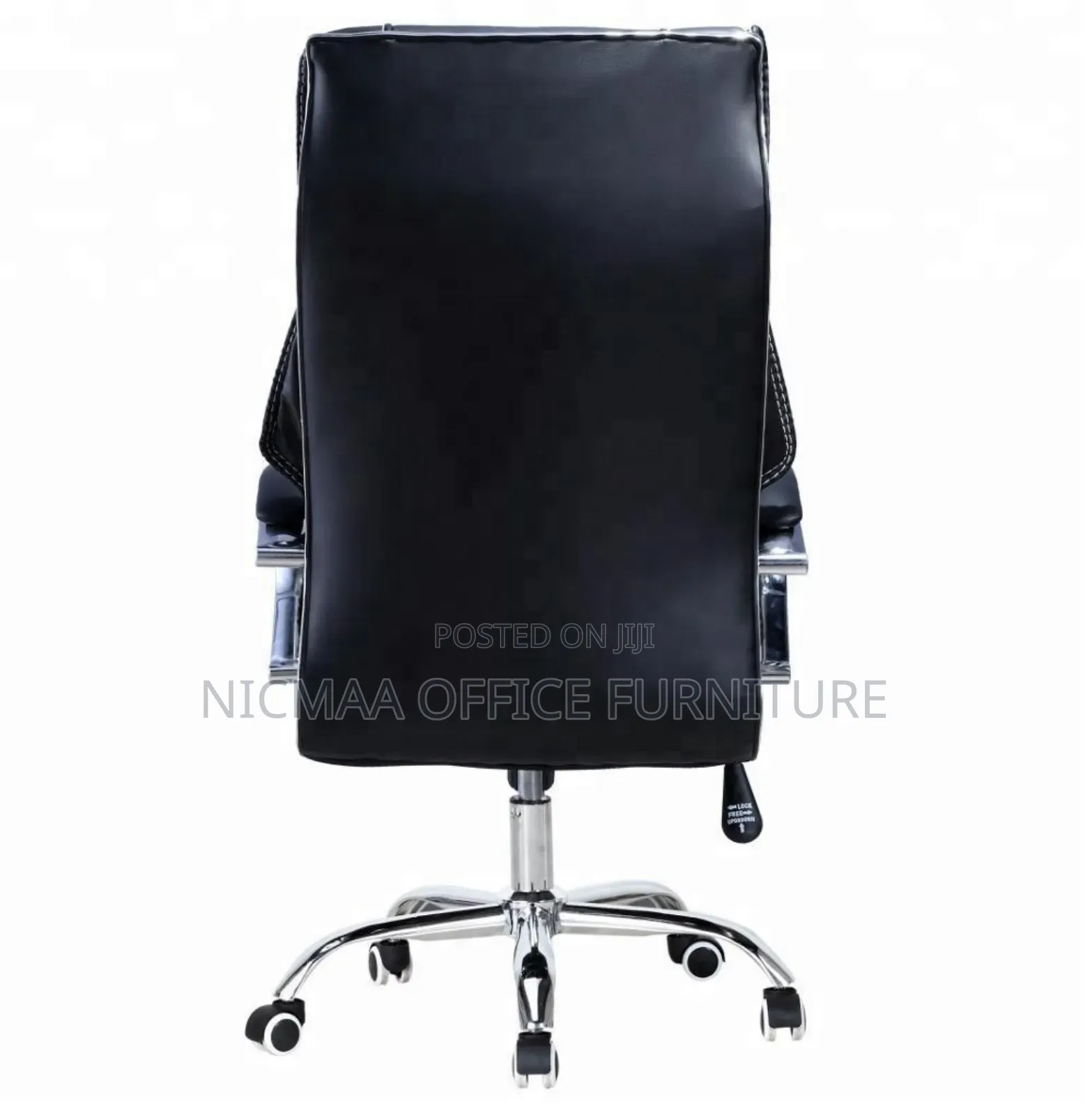 Elite Comfort: Black Ergonomic Executive Chair