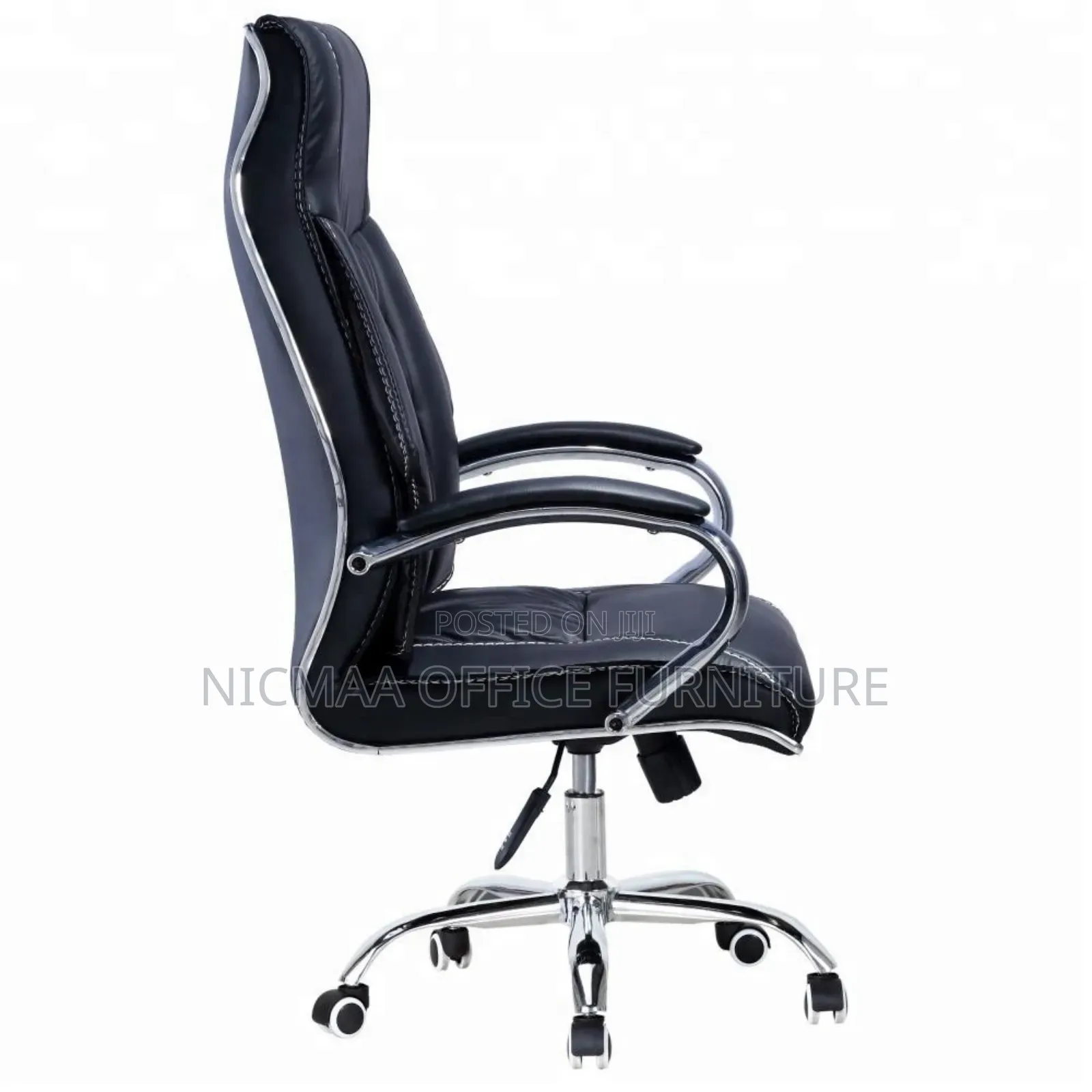 Elite Comfort: Black Ergonomic Executive Chair