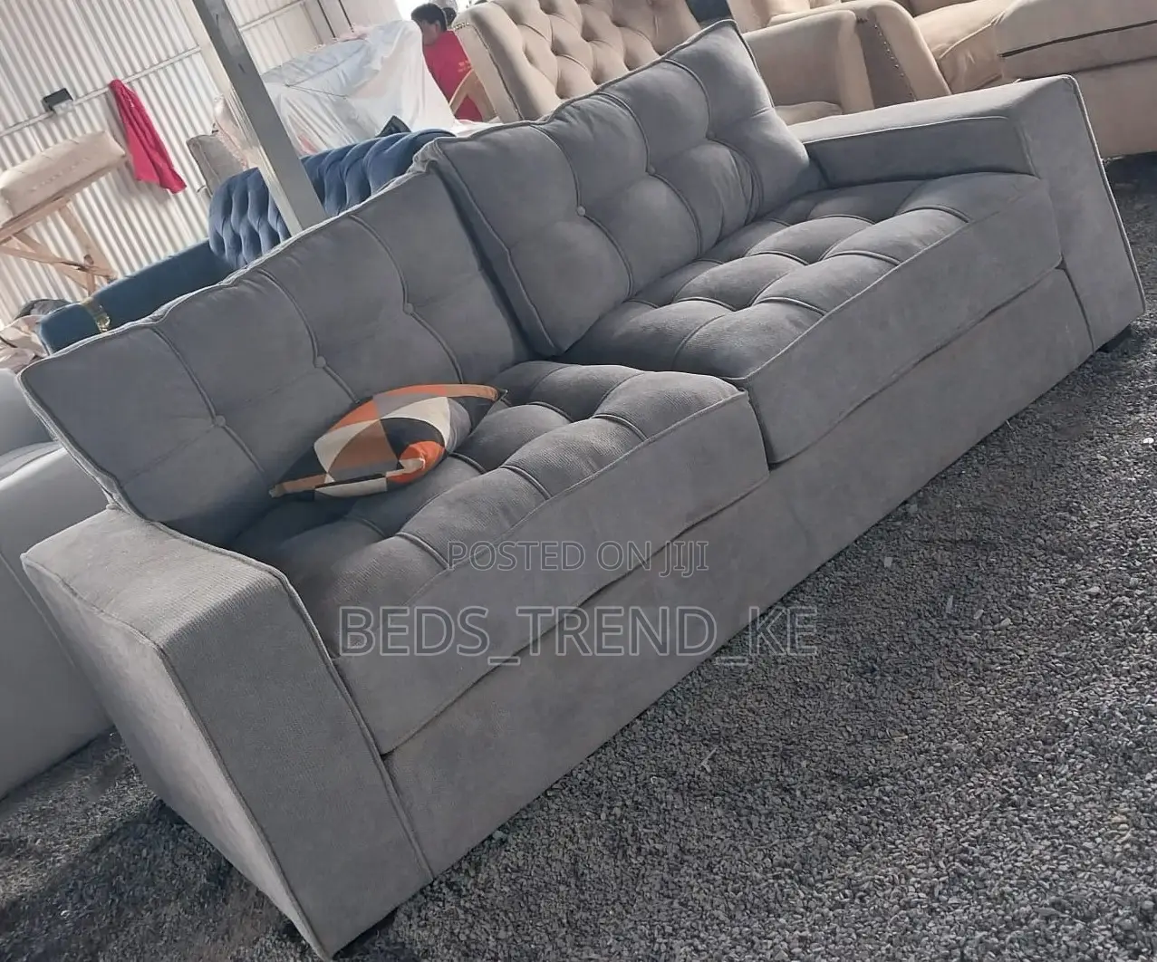 Timeless 3 Seater Box Sofa Set