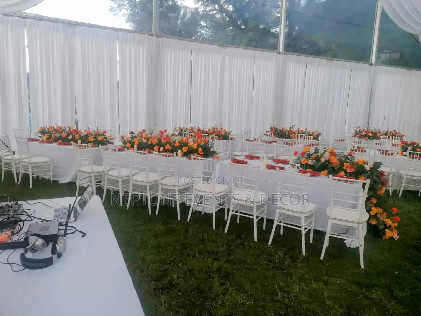 Tents, Tables, Chairs, Decor for Hire