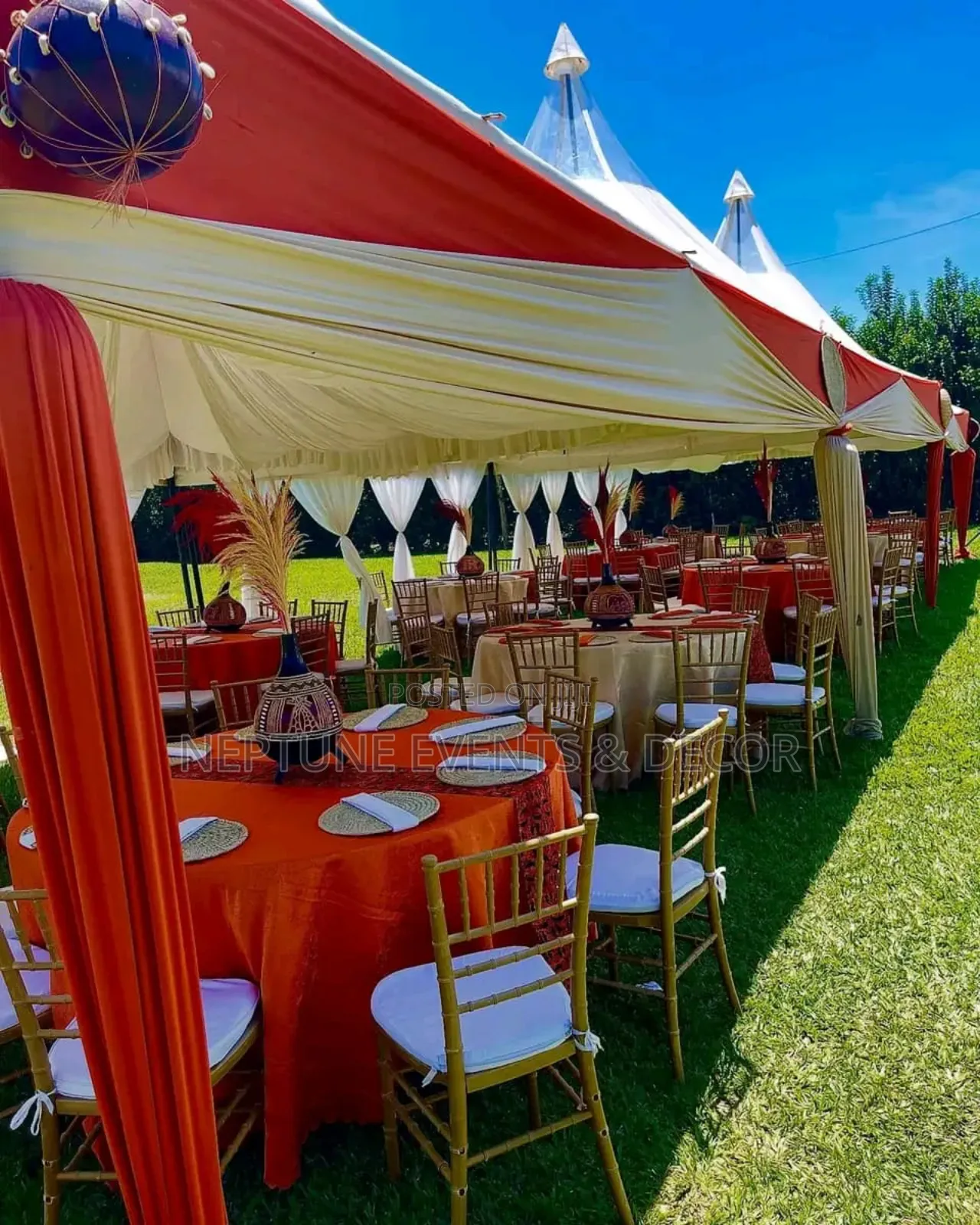 Tents, Tables, Chairs, Decor for Hire