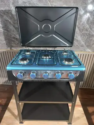 Starlux 5 Burner Standing Cooker With Shelves