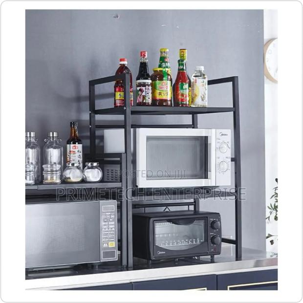 2 Layer Scalable Microwave Stand - main view