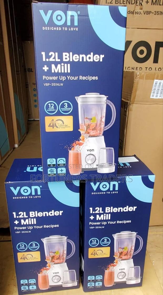 Electric Blender Von Blender 1.2ltrs - main view