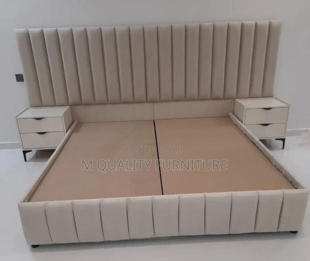 6 by 6 Extended King Size Bed With Side Drawers