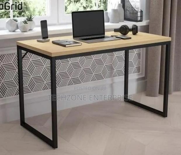 *Olympus 1.2m Office Desk With Black Metal Frame