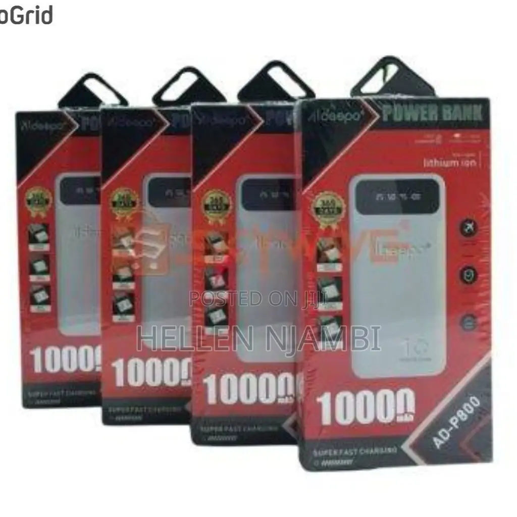 Aldeepo Ad-P800 10000mah Type C Fast Charging Power Bank