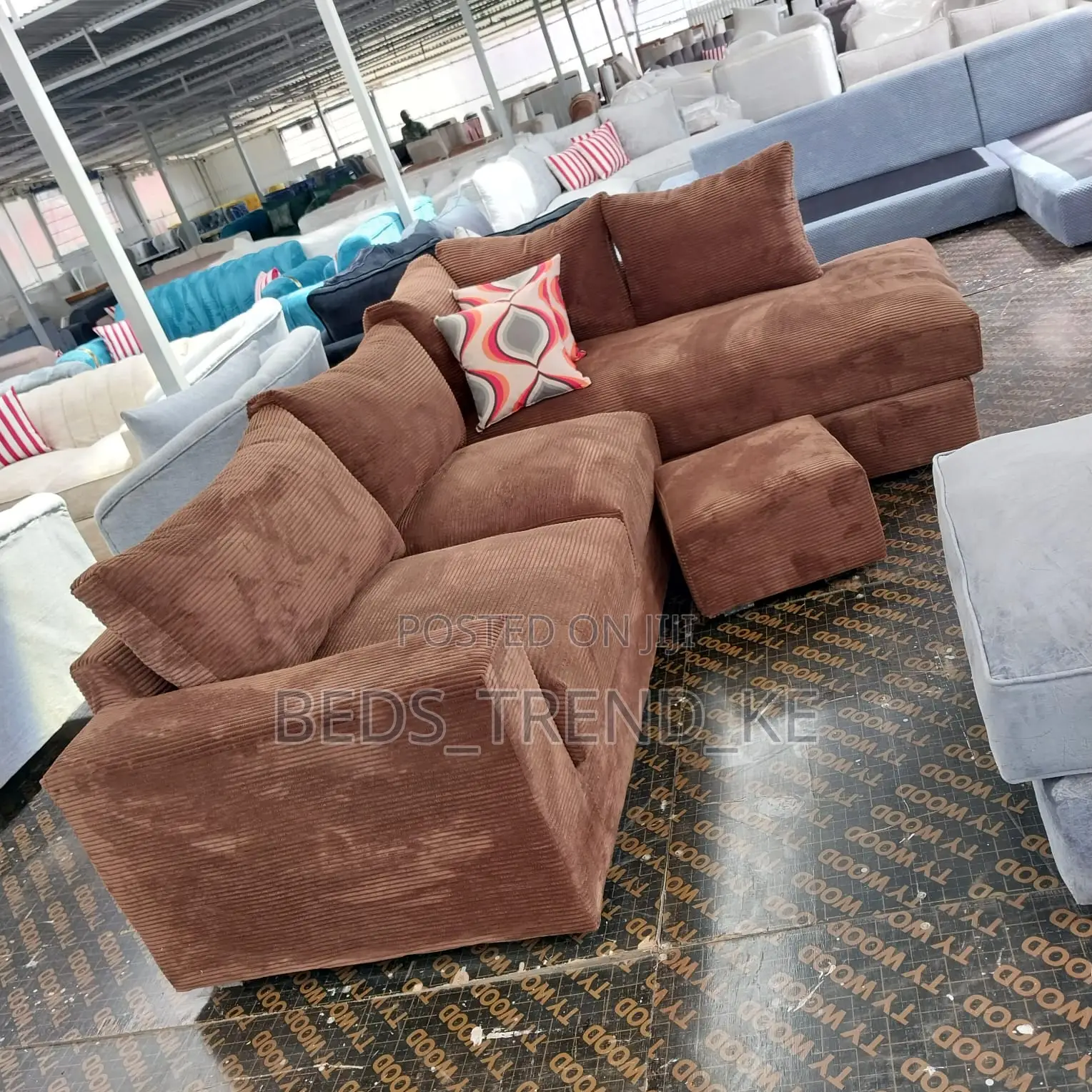 Timeless 6 Seater L Shaped Sofa