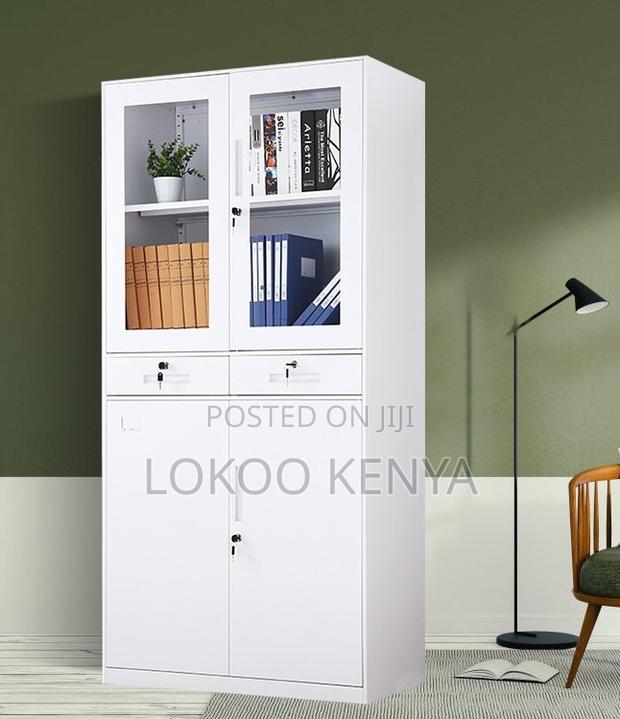 Office Cabinet: Officelux 2-Door Glass Cabinet