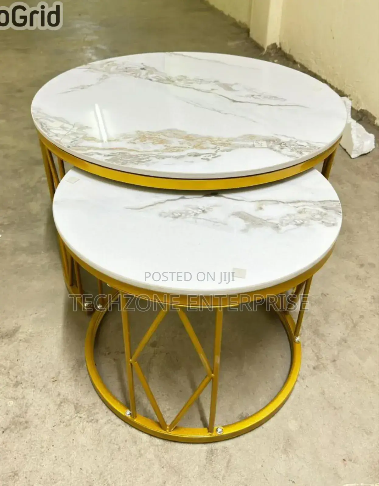New Model Pure Ceramic Marble Top Nesting Coffee Tables