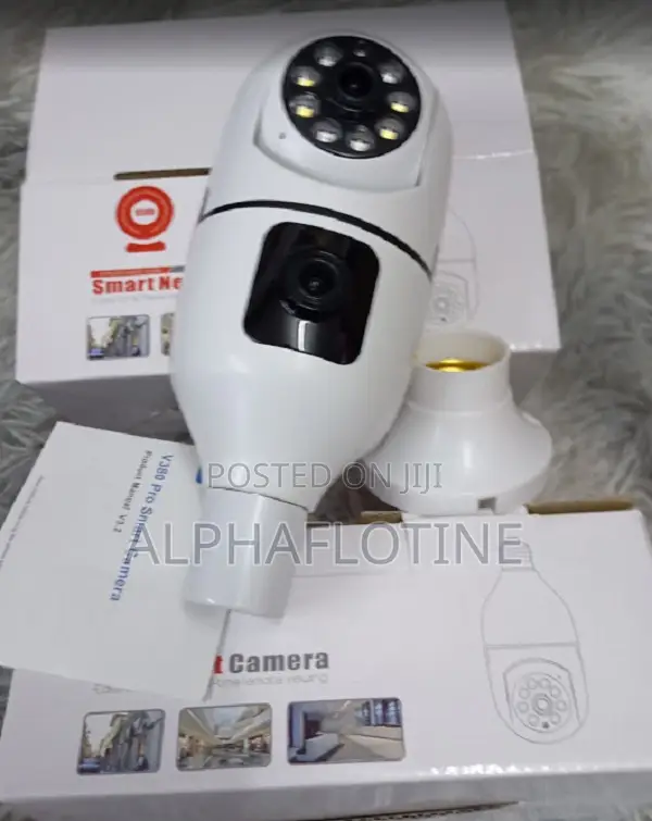 V380 Pro Wifi Smart Dual Bulb Camera