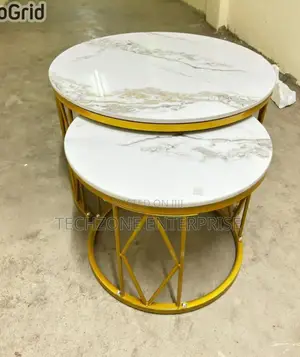 Modern Luxury Pure Ceramic Marble Top Coffee Tables