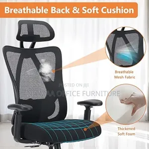 Premium Ergonomic Office Chair With 2d Armrest Support
