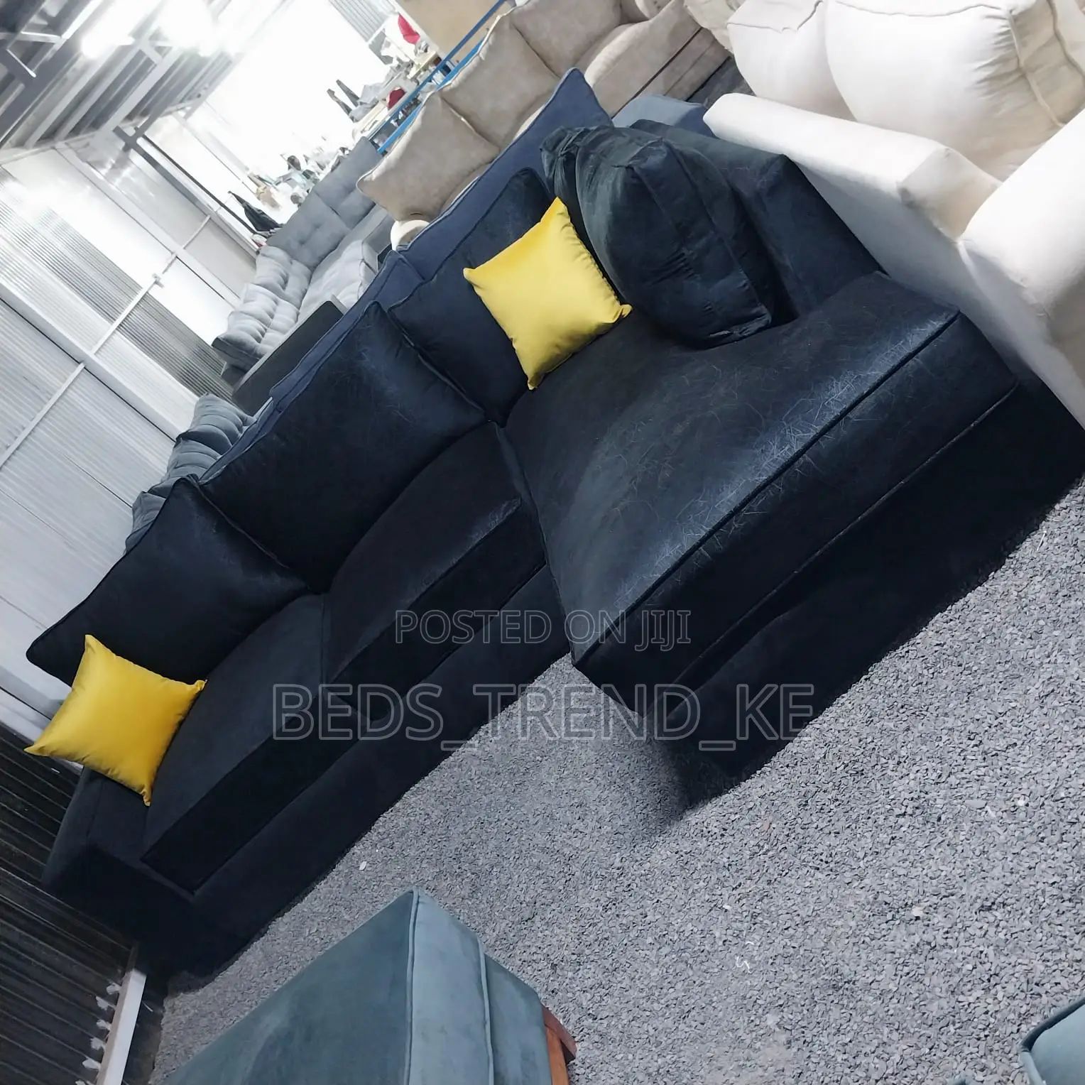 Modernized 6 Seater Cozy L Seat Sofa Set
