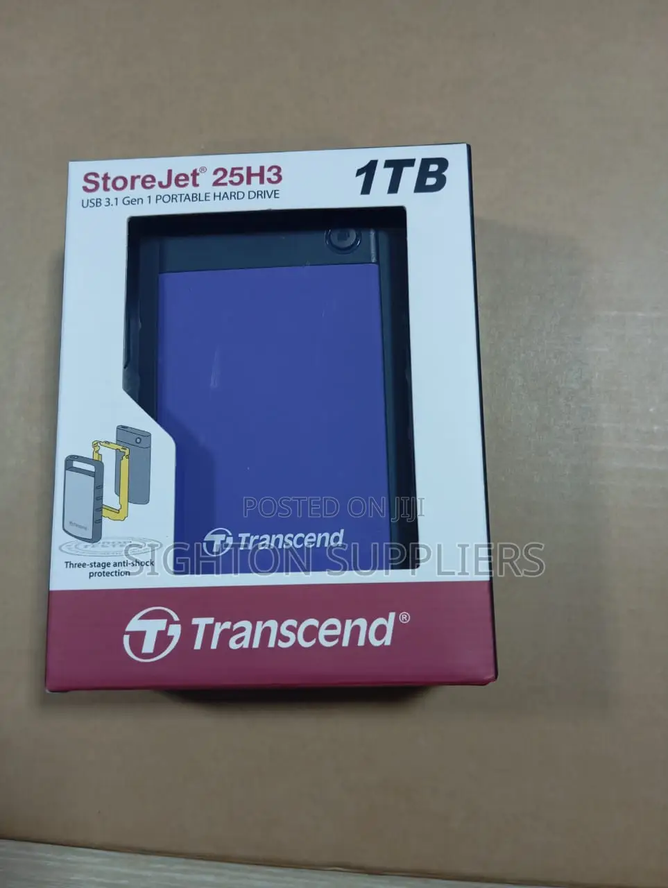 Transcend 1 Tb External Harddisk/Harddrive