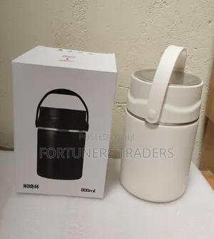 Vacuum Insulated, Double Walled Stainless Steel Food Flask
