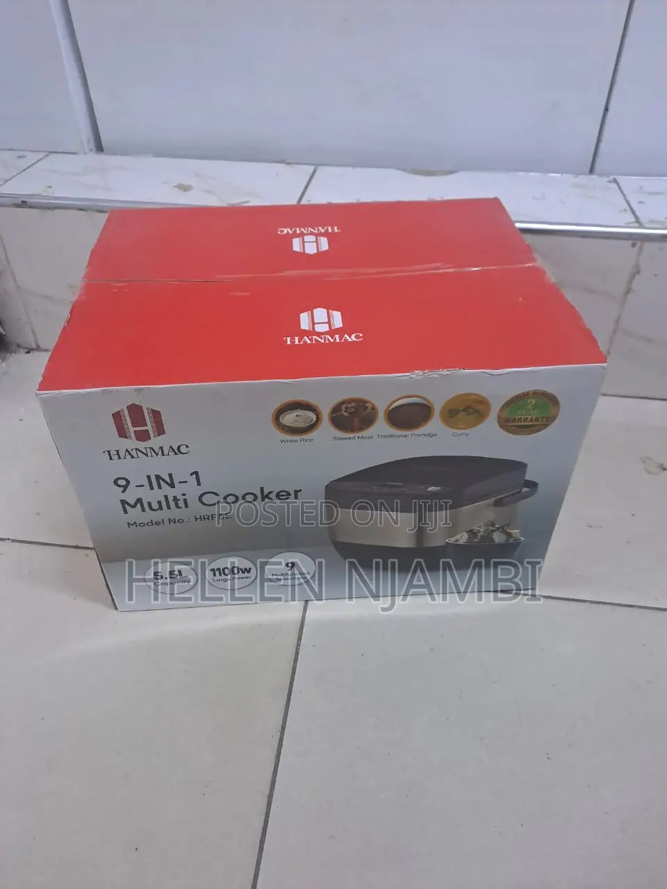 Hanmac 1100w 9 in 1 Multicooker -5.5ltrs