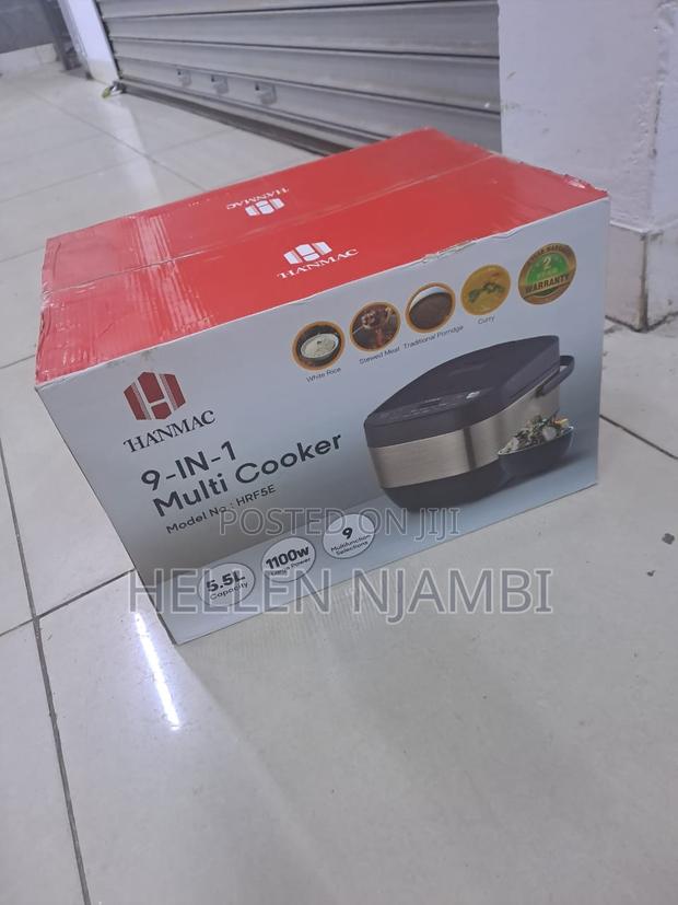 5.5l Hanmac 9-in-1 1100w Electric Multicooker - thumbnail 2