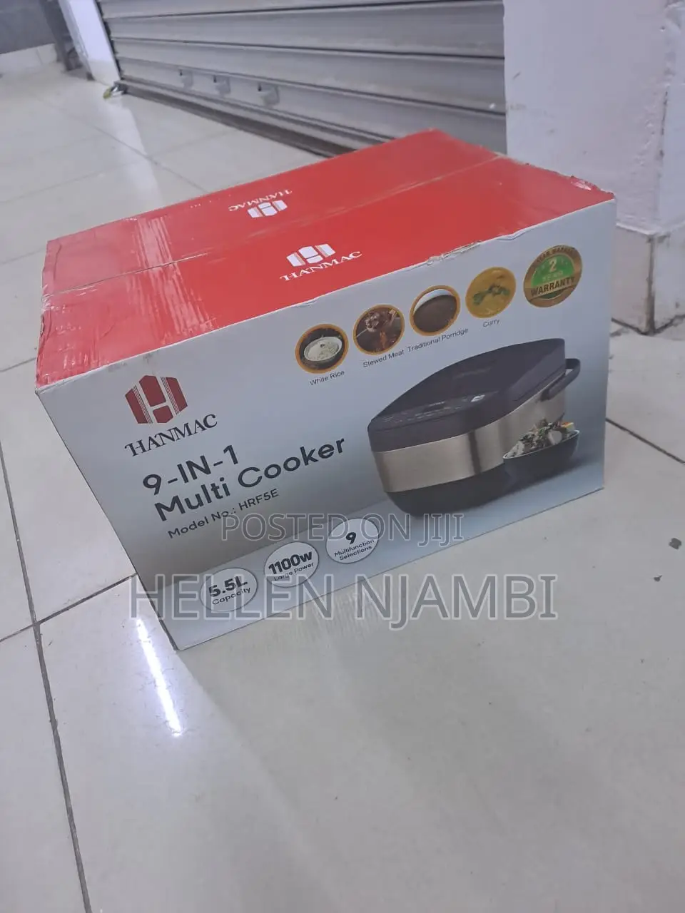 5.5l Hanmac 9-in-1 1100w Electric Multicooker