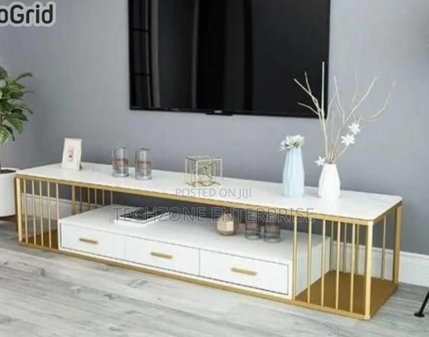 *White Classic Polly 6ft Modern Tv Stand,*
