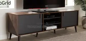 Aesthetic Walnut 4 Ft Modern Tv Stand