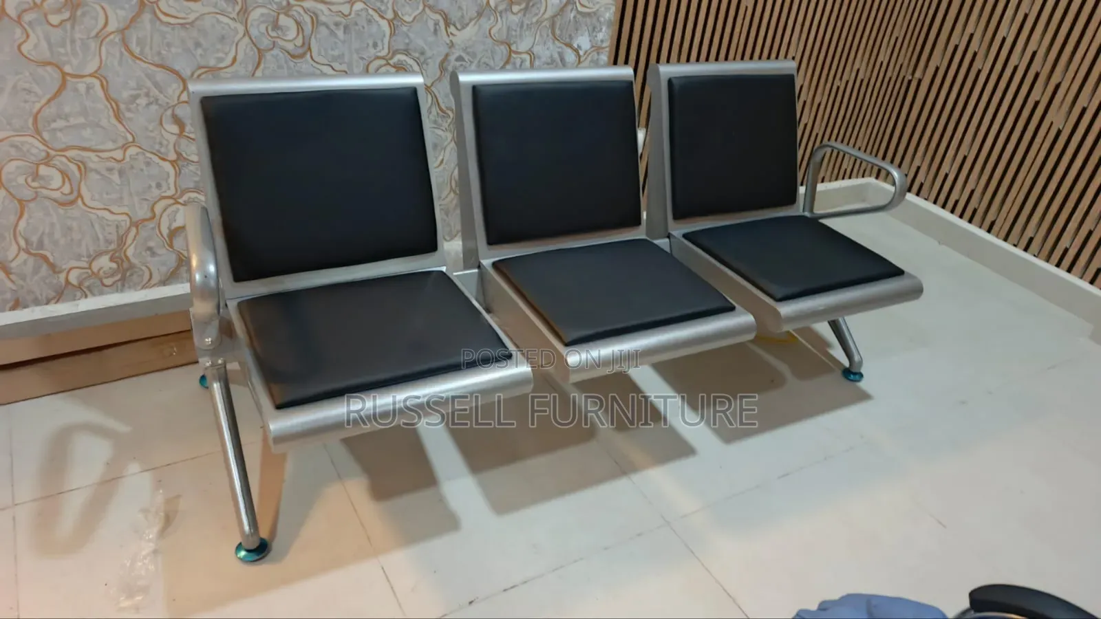 3 Seater Padded Waiting Chairs